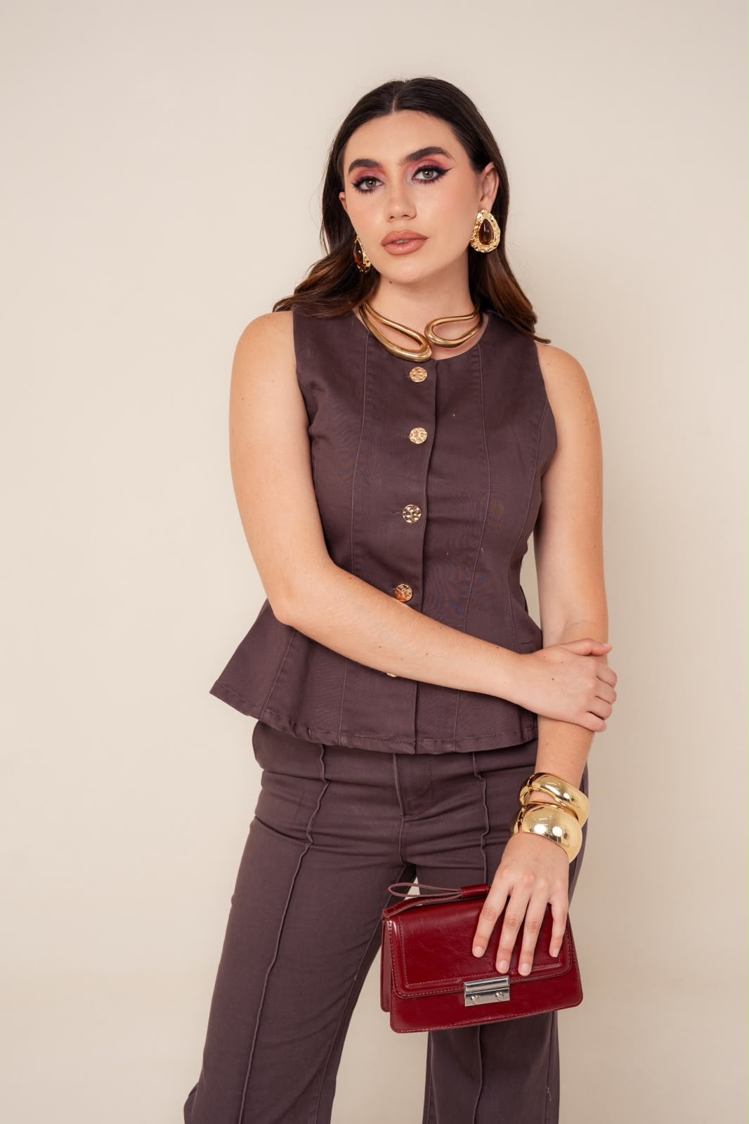 Conjunto pantalón y blusa 4591