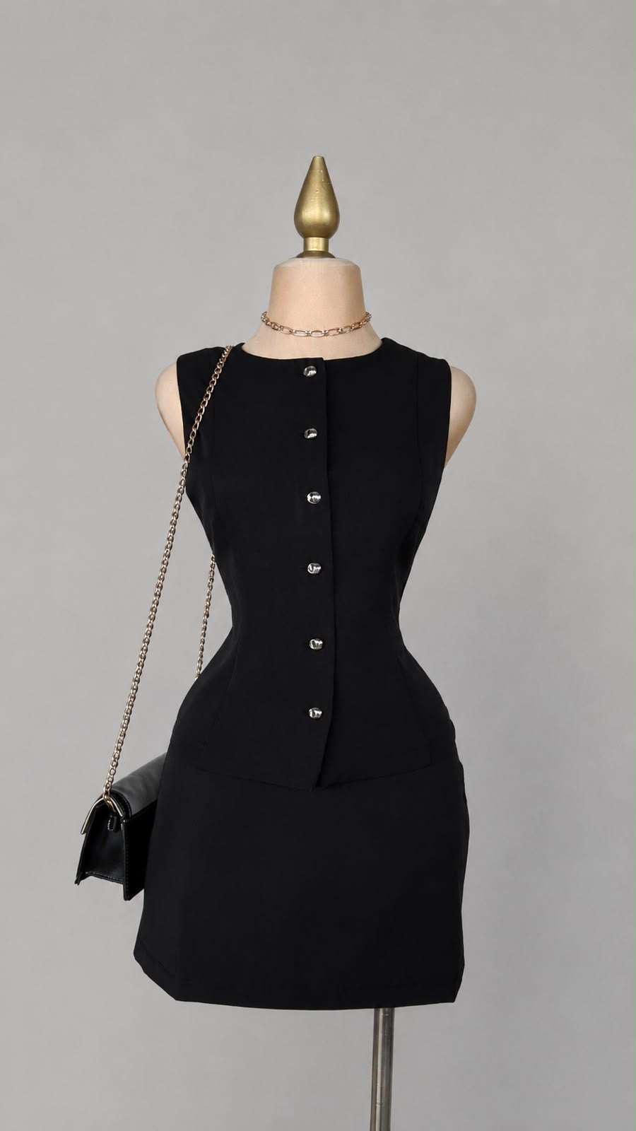 Vestido tipo set 4443