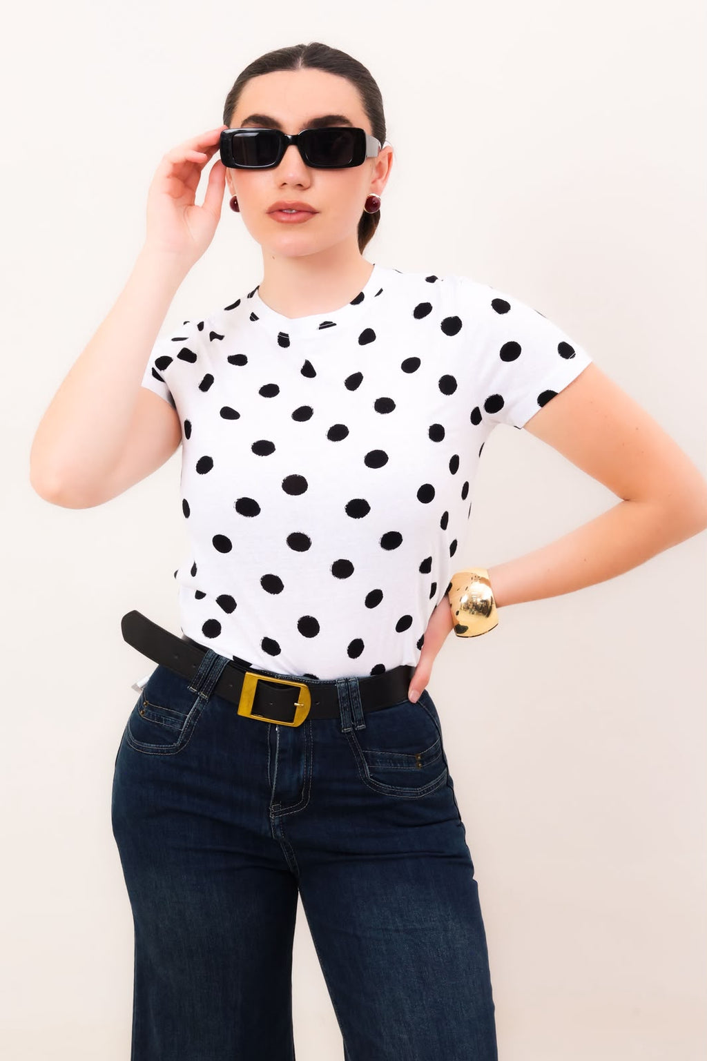 Playera lunares 4629