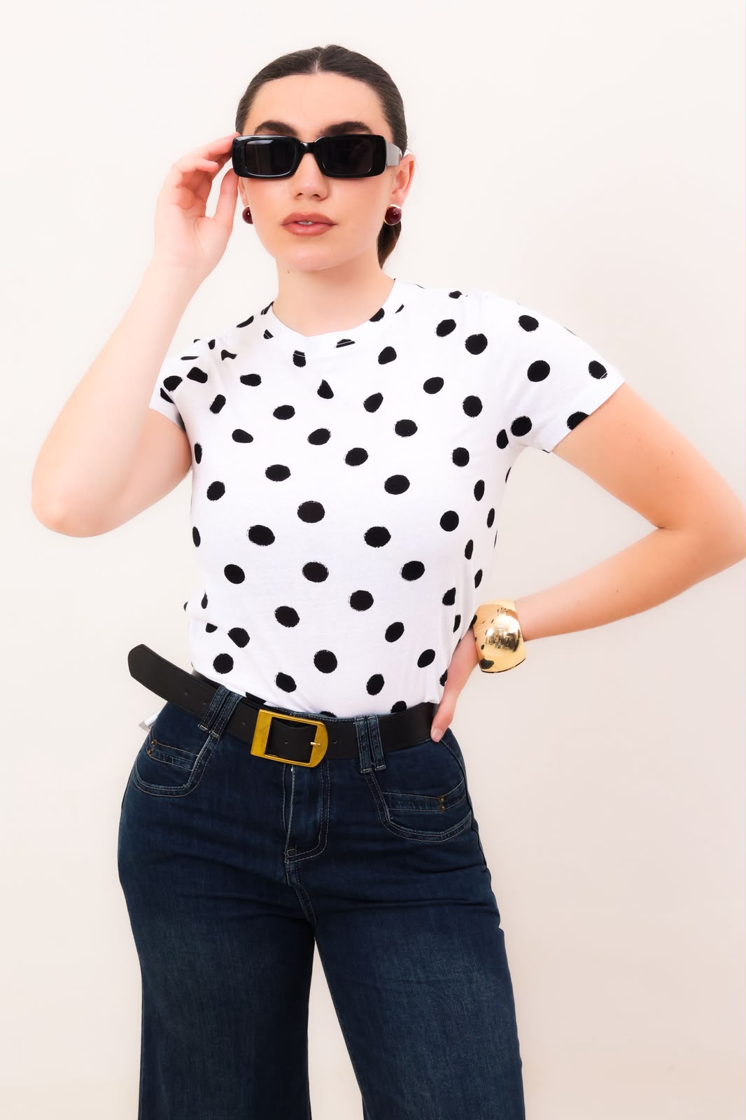 Playera lunares 4629