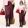 Falda satin polka dots 4700