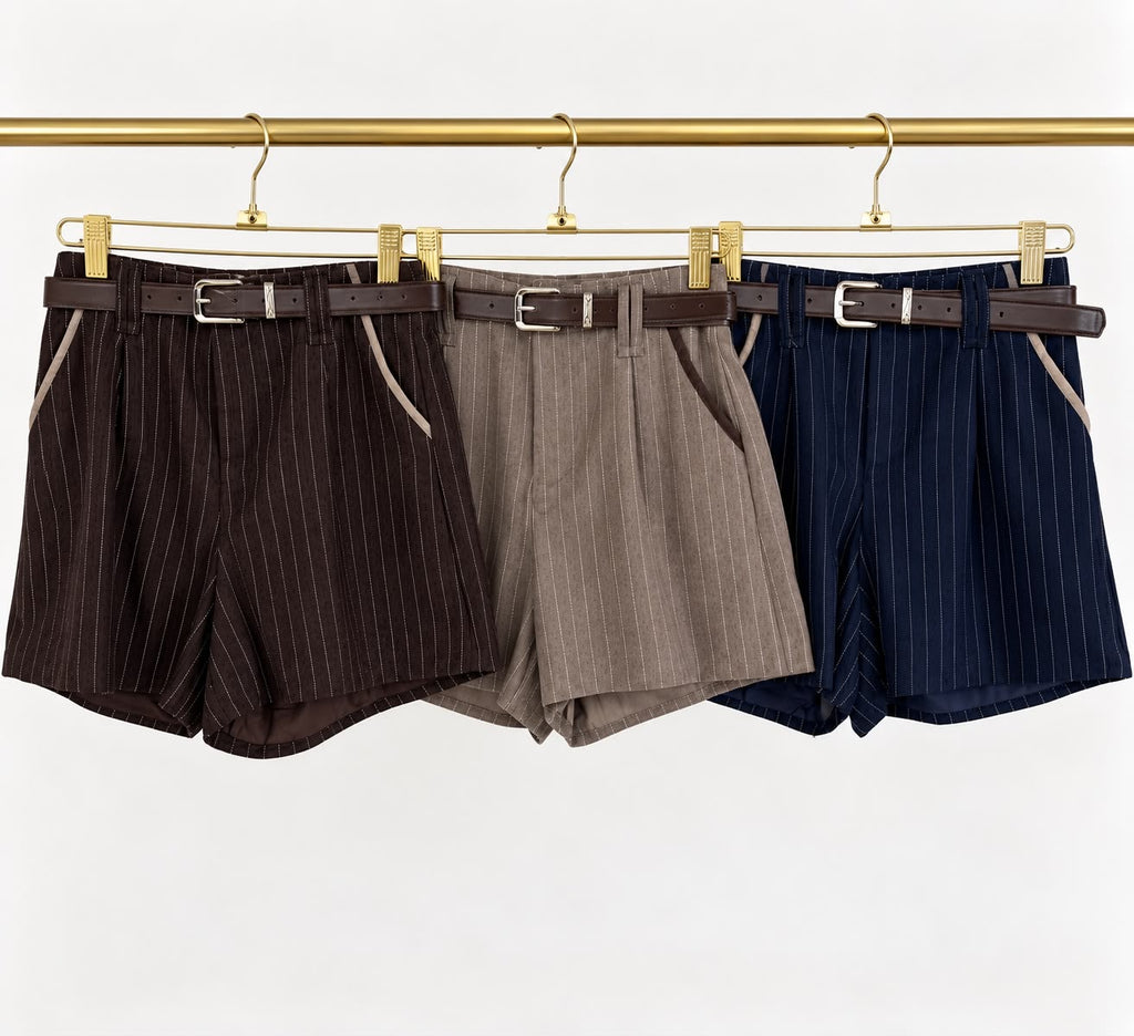 Short estampado de rayas 4726