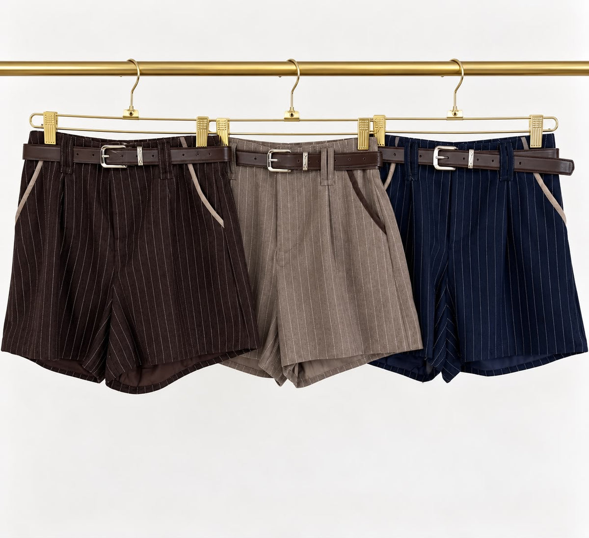 Short estampado de rayas 4726