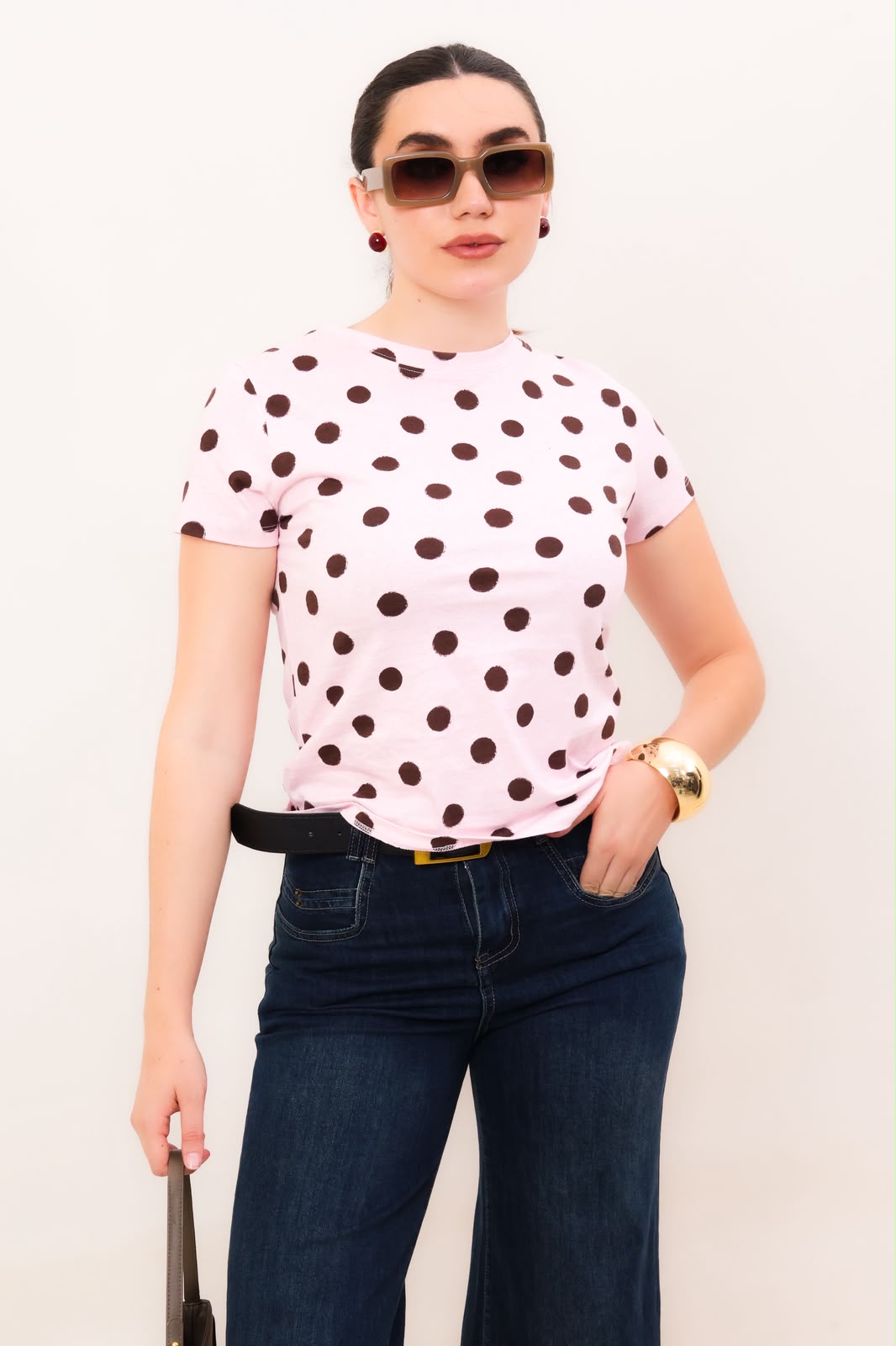 Playera lunares 4629