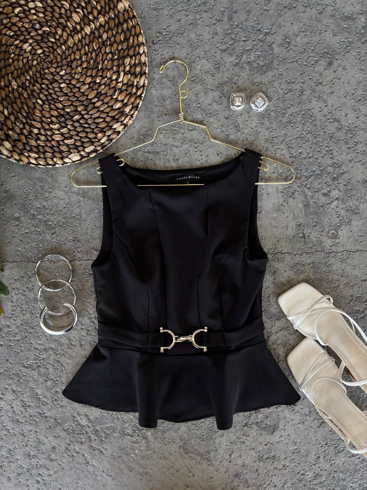 Blusa corte peplum 4504