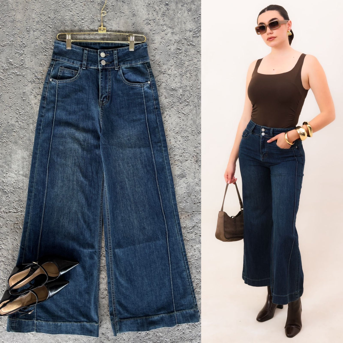 Pantalón wide leg 4667