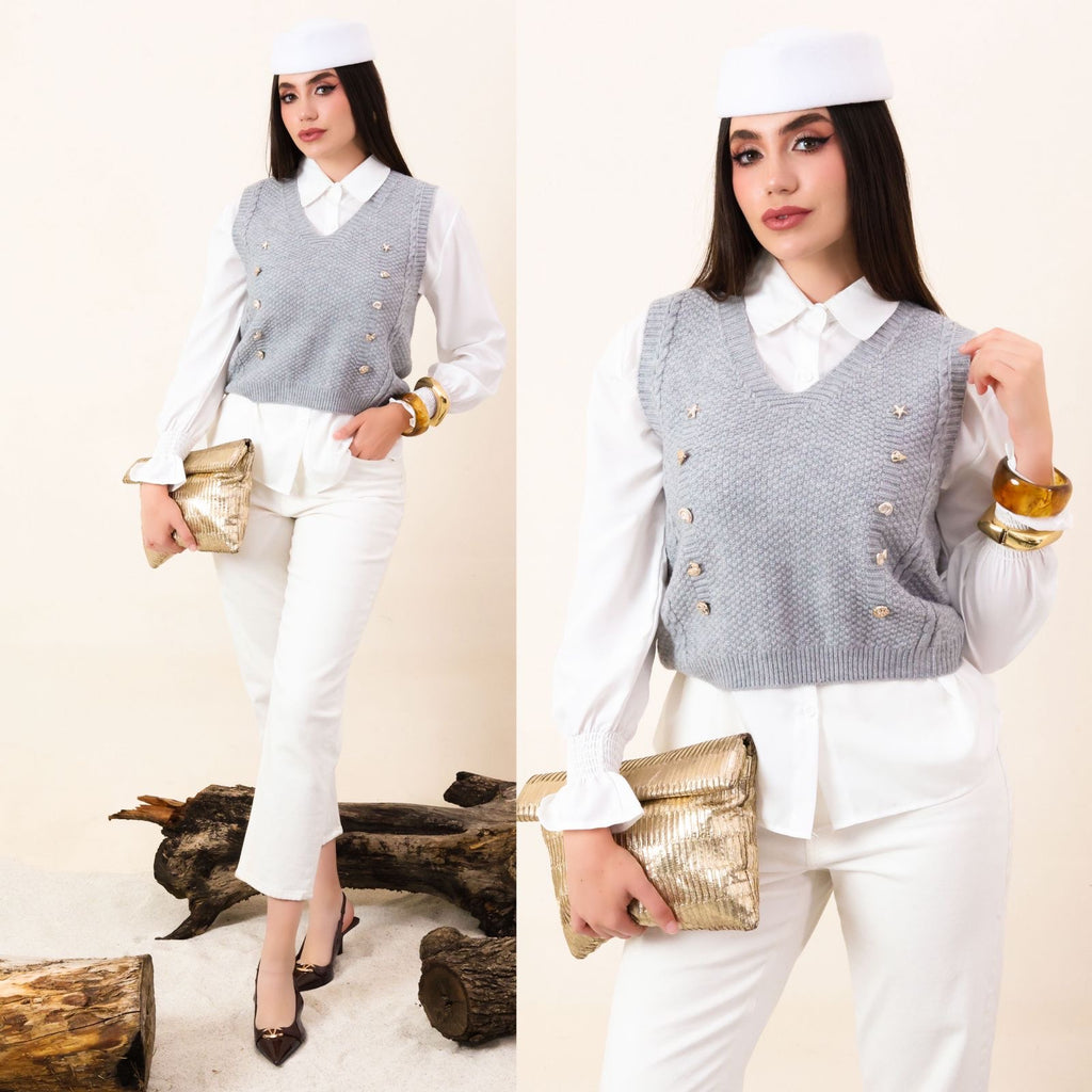 Chaleco y camisa 4662
