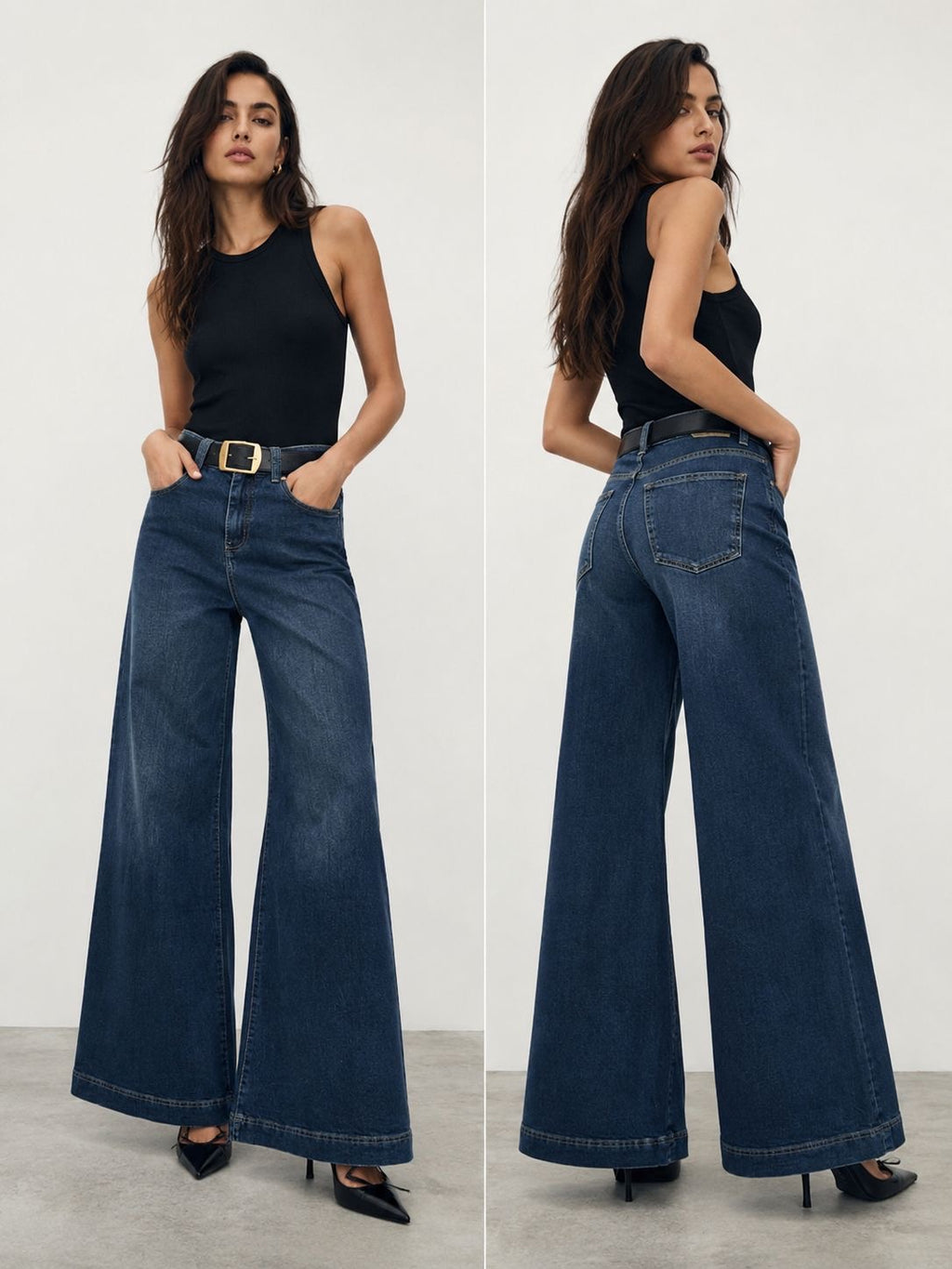 Pantalón pierna ancha 4666