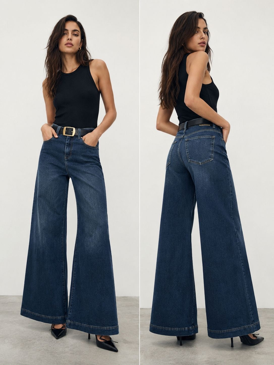 Pantalón pierna ancha 4666