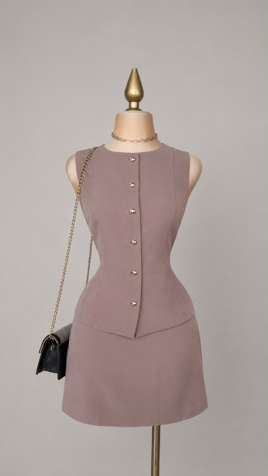 Vestido tipo set 4443