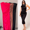Vestido con drapeado 4359