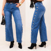 Pantalón con detalle a los lados 4624