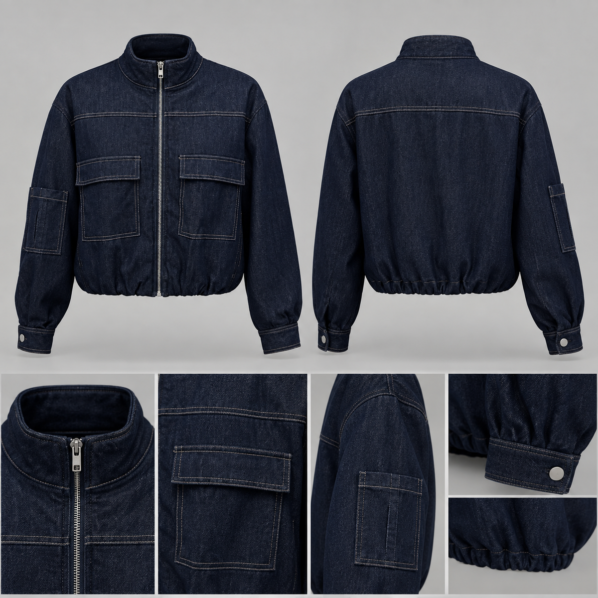 Chamarra tipo bomber 4729