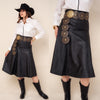 Falda vinil larga 4598